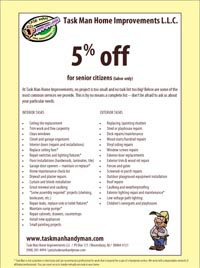 5% off for senior citizens